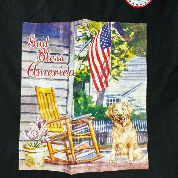 God Bless America T-Shirt - Large - Disabled Veterans National Foundation - Picture 2 of 6